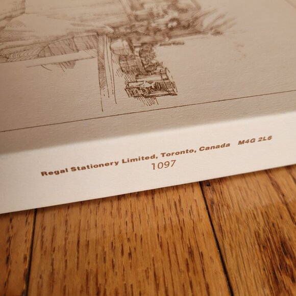 Vintage Recipe Greeting Cards Set of 6 Blank w/ 7 Envelopes - Boxed - Picture 8 of 12